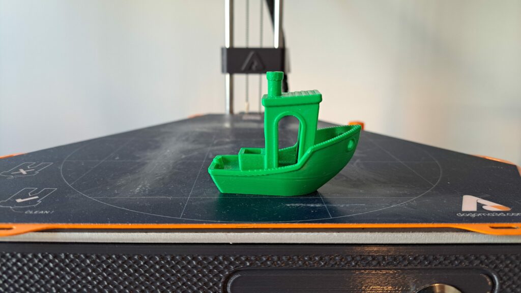 3Dbenchy nti group 3D printed in green